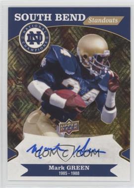 2017 Upper Deck Notre Dame 1988 Championship - South Bend Standouts - Signatures #SBS-6 - Mark Green /25