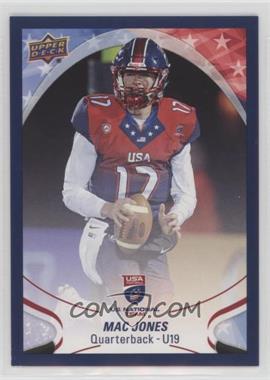 2017 Upper Deck USA Football - [Base] - Blue Border #39 - Mac Jones