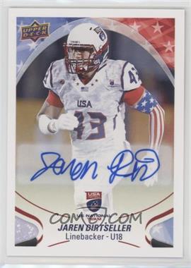 2017 Upper Deck USA Football - [Base] - Flag Wave Autographs #6 - Jaren Dirtseller