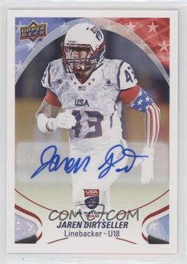 2017 Upper Deck USA Football - [Base] - Flag Wave Autographs #6 - Jaren Dirtseller