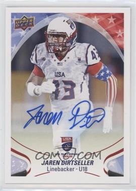 2017 Upper Deck USA Football - [Base] - Flag Wave Autographs #6 - Jaren Dirtseller