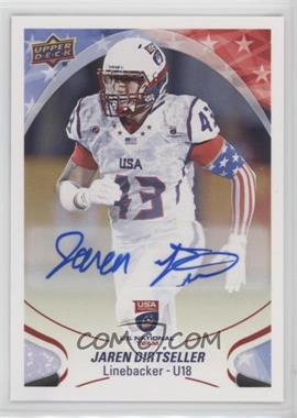 2017 Upper Deck USA Football - [Base] - Flag Wave Autographs #6 - Jaren Dirtseller