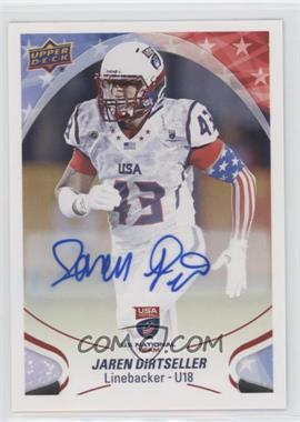 2017 Upper Deck USA Football - [Base] - Flag Wave Autographs #6 - Jaren Dirtseller