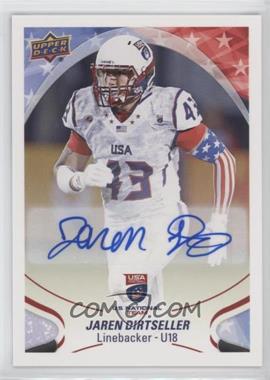 2017 Upper Deck USA Football - [Base] - Flag Wave Autographs #6 - Jaren Dirtseller