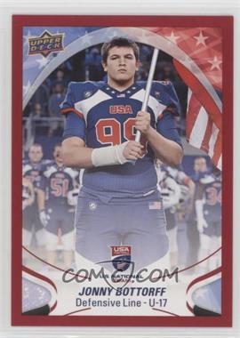 2017 Upper Deck USA Football - [Base] - Red Border #137 - Jonny Bottorff