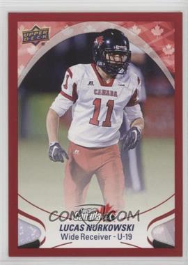 2017 Upper Deck USA Football - [Base] - Red Border #153 - Lucas Nurkowski