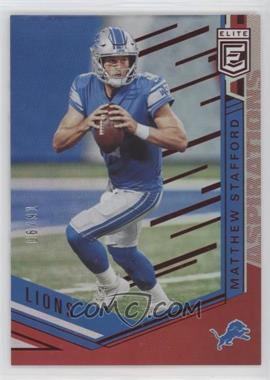 2018 Donruss Elite - [Base] - Aspirations #30 - Matthew Stafford /91