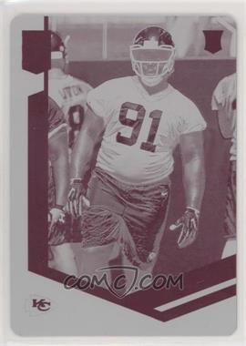 2018 Donruss Elite - [Base] - Printing Plate Magenta #123 - Rookies - Derrick Nnadi /1