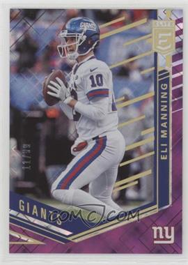 2018 Donruss Elite - [Base] - Purple #5 - Eli Manning /99