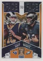 Jared Goff, Carson Wentz #/25