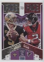 Drew Brees, Matt Ryan #/75