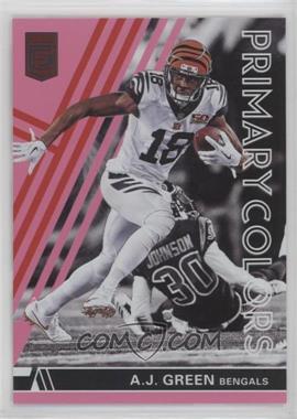 2018 Donruss Elite - Primary Colors - Pink #PC5 - A.J. Green