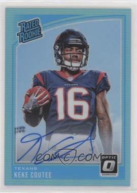 2018 Donruss Optic - [Base] - Autographs Blue #176 - Rated Rookie - Keke Coutee /75