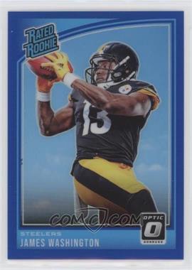 2018 Donruss Optic - [Base] - Blue #172 - Rated Rookie - James Washington /149