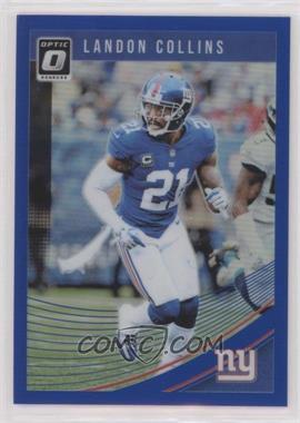 2018 Donruss Optic - [Base] - Blue #73 - Landon Collins /149