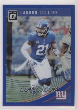 2018 Donruss Optic - [Base] - Blue #73 - Landon Collins /149