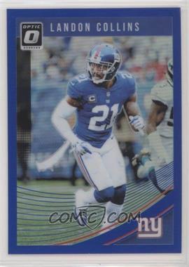 2018 Donruss Optic - [Base] - Blue #73 - Landon Collins /149