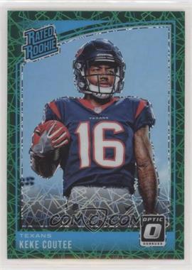 2018 Donruss Optic - [Base] - Green Velocity #176 - Rated Rookie - Keke Coutee