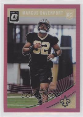 2018 Donruss Optic - [Base] - Pink #106 - Rookies - Marcus Davenport