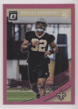 2018 Donruss Optic - [Base] - Pink #106 - Rookies - Marcus Davenport