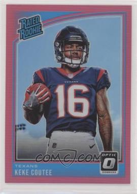 2018 Donruss Optic - [Base] - Pink #176 - Rated Rookie - Keke Coutee