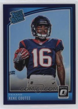 2018 Donruss Optic - [Base] - Purple #176 - Rated Rookie - Keke Coutee /50