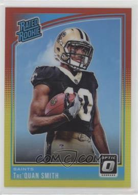 2018 Donruss Optic - [Base] - Red and Yellow #175 - Rated Rookie - Tre'Quan Smith