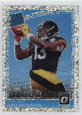 2018 Donruss Optic - [Base] - White Sparkle #172 - Rated Rookie - James Washington