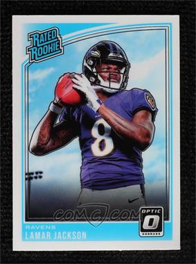 2018 Donruss Optic - [Base] #167 - Rated Rookie - Lamar Jackson