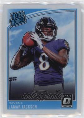 2018 Donruss Optic - [Base] #167 - Rated Rookie - Lamar Jackson