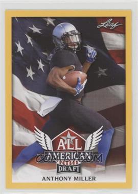 2018 Leaf Draft - All American - Gold #AA-01 - Anthony Miller