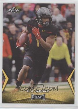 2018 Leaf Draft - [Base] - Gold #14 - D.J. Moore