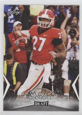 2018 Leaf Draft - [Base] #44 - Nick Chubb