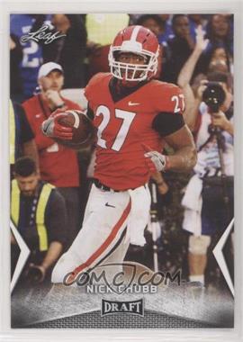 2018 Leaf Draft - [Base] #44 - Nick Chubb