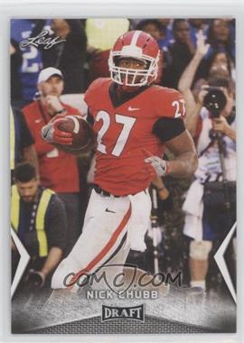 2018 Leaf Draft - [Base] #44 - Nick Chubb