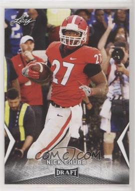 2018 Leaf Draft - [Base] #44 - Nick Chubb