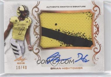 2018 Leaf Metal U.S. Army All-American Bowl - Patch Autographs #PA-BH1 - Brian Hightower /40