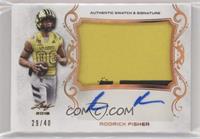 Rodrick Fisher #/40