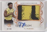 T.J. Pledger #/40