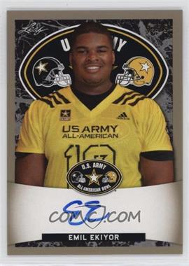 2018 Leaf Metal U.S. Army All-American Bowl - Tour Autographs #ATA-EE1 - Emil Ekiyor /25