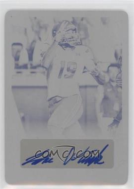 2018 Leaf Ultimate Draft - 90 Leaf Autographs - Printing Plate Black #BA-JW1 - Jake Wieneke /1