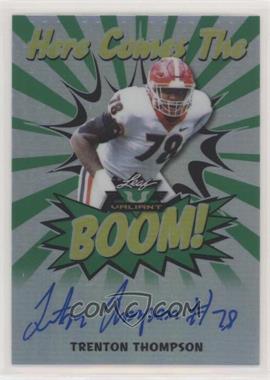 2018 Leaf Valiant - Here Comes the Boom! - Green #HB-TT1 - Trenton Thompson /60