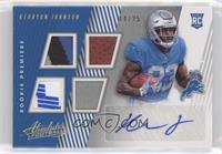 Rookie Premiere Material Autos - Kerryon Johnson #/25