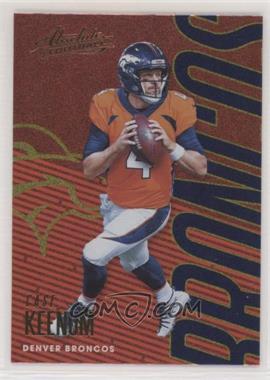 2018 Panini Absolute - [Base] - Spectrum Gold #29 - Case Keenum