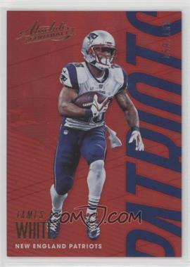 2018 Panini Absolute - [Base] - Spectrum Red #67 - James White /100