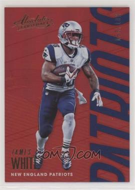 2018 Panini Absolute - [Base] - Spectrum Red #67 - James White /100