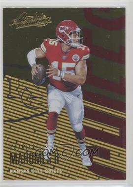 2018 Panini Absolute - [Base] #49 - Patrick Mahomes II