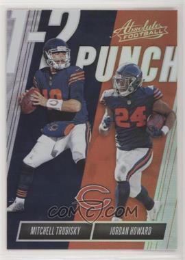2018 Panini Absolute - One Two Punch #OTP-MO - Mitchell Trubisky, Jordan Howard
