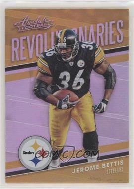 2018 Panini Absolute - Revolutionaries #RE-JB - Jerome Bettis