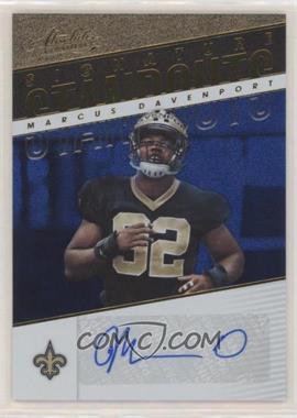 2018 Panini Absolute - Signature Standouts - Spectrum Blue #SS-MD - Marcus Davenport